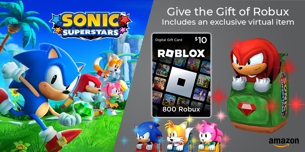 Video Games on X: 🏎️ Live life in the fast lane with these limited  Sonic Superstars avatar items on Roblox — only with purchase of Roblox  digital codes on  now!