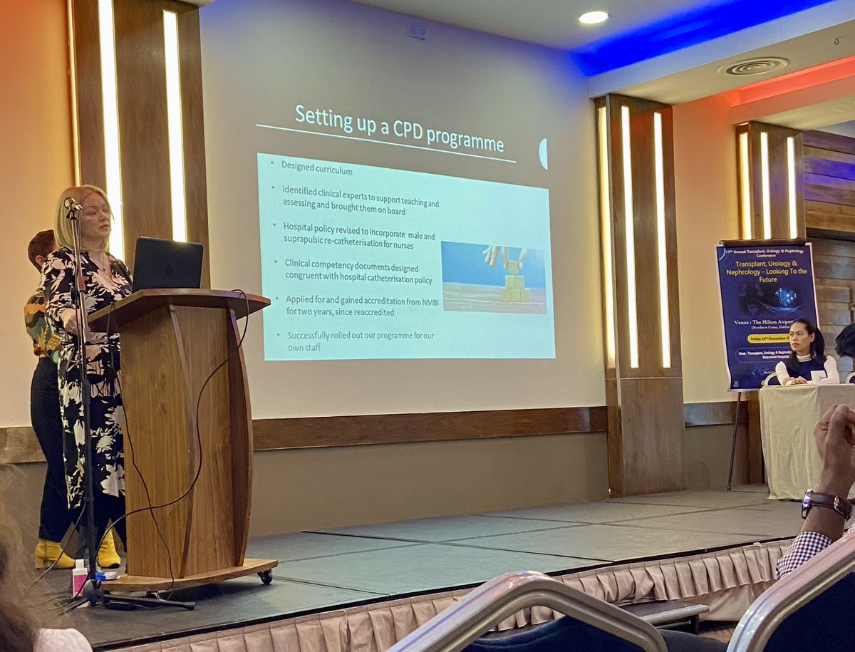 Great to have the opportunity to share the stage with @RuthMcKenna23 to talk about our experience of setting up a catherisation training course to support hospital avoidance in older patients. #tunconf2023 @nettybutler @Beaumont_Dublin @RCSI_FacNurMid @pmahon77