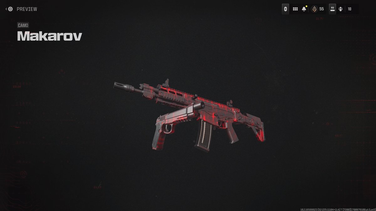 New Makarov’s Return event live in MWIII. Earn XP to get rewards including this new camo. 

Use Makarov’s Vault Edition skin for more XP.