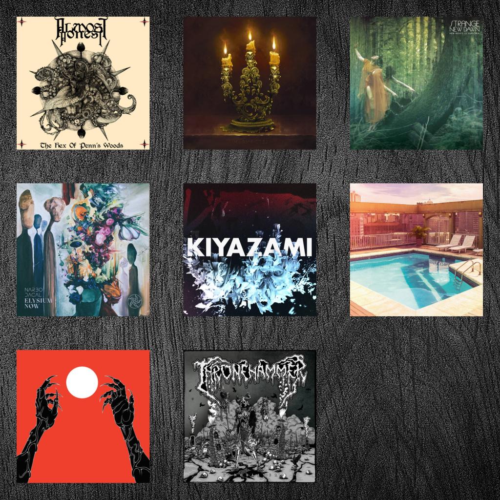 some new albums to listen to this Friday #almosthonest #wetcactus #strangenewdawn  #kiyazami  #narbodacal #zahn  #fomies...