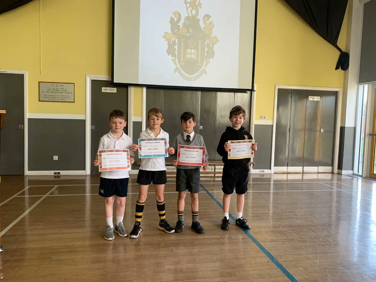 InchmarloPrep's tweet photo. Mr Gardner led our Celebration Assembly this morning. He spoke to the boys about sportsmanship and football. Congratulations to all the boys who were awarded certificates and especially to the P4 boys who have already reached their AR target!
#acceleratedreader #Inchmarlo https://t.co/hvxIhAGQID