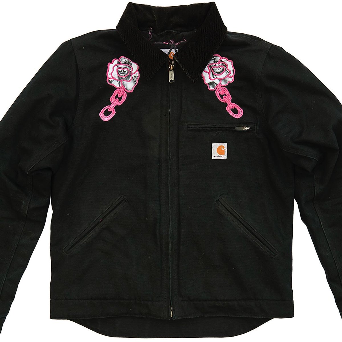 mrbenvenom's tweet image. Customized @carhartt jacket for @misterleedesigns made from #tomoffinland fabric #denimandleather 💐💪♻️🧥 #customizedjacket