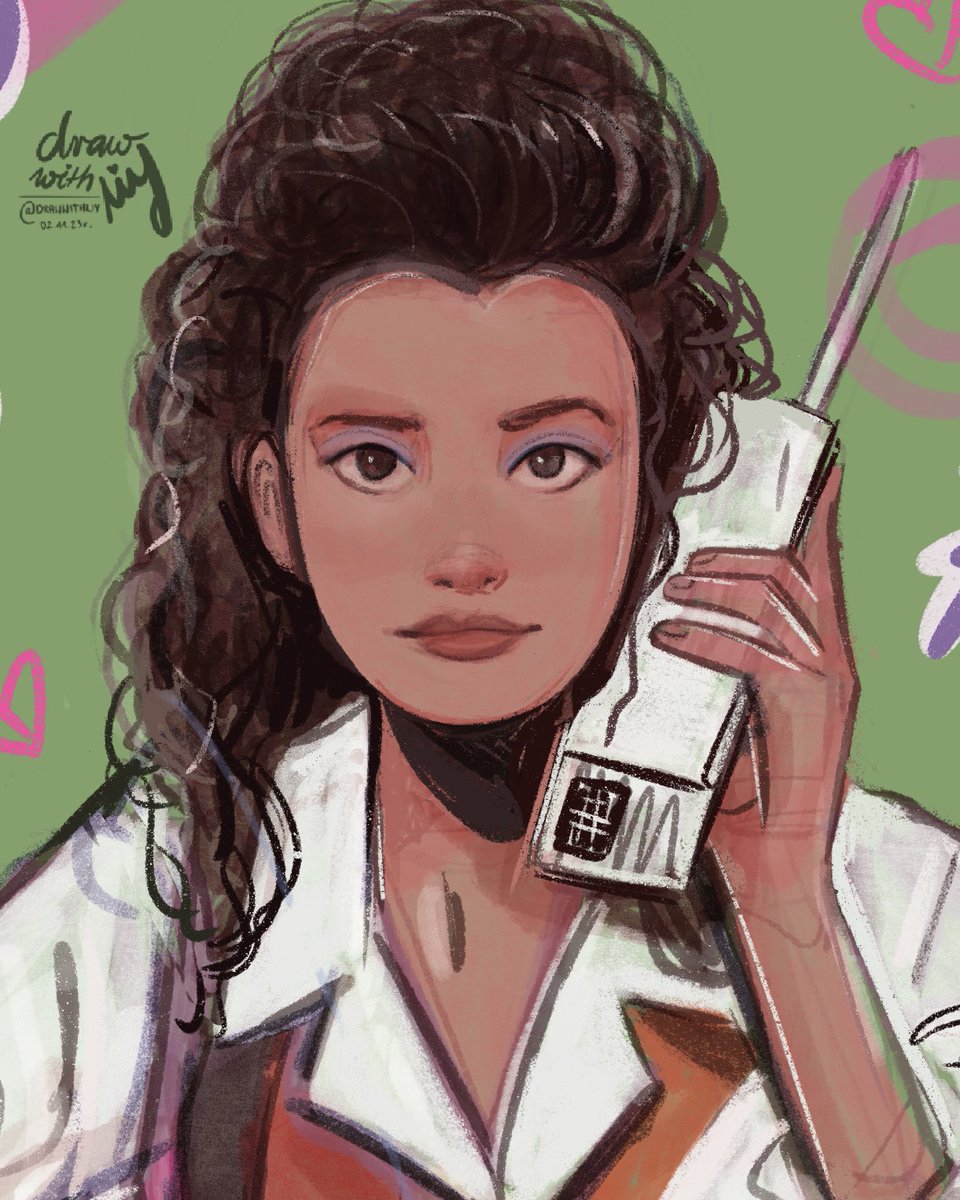 drawwithliy's tweet photo. idk just Fran Fine talking on the telephone 📞 ☎️ 🤍
who’s your fav character? I have favorite duo - C.C. x Niles ✨
(quick drawing - just 1,5h)
____________
#characterdrawing #illustration #digitalart #thenanny #fanart #missfine #franfine #frandrescher #procreate https://t.co/ErXPMRnoGw