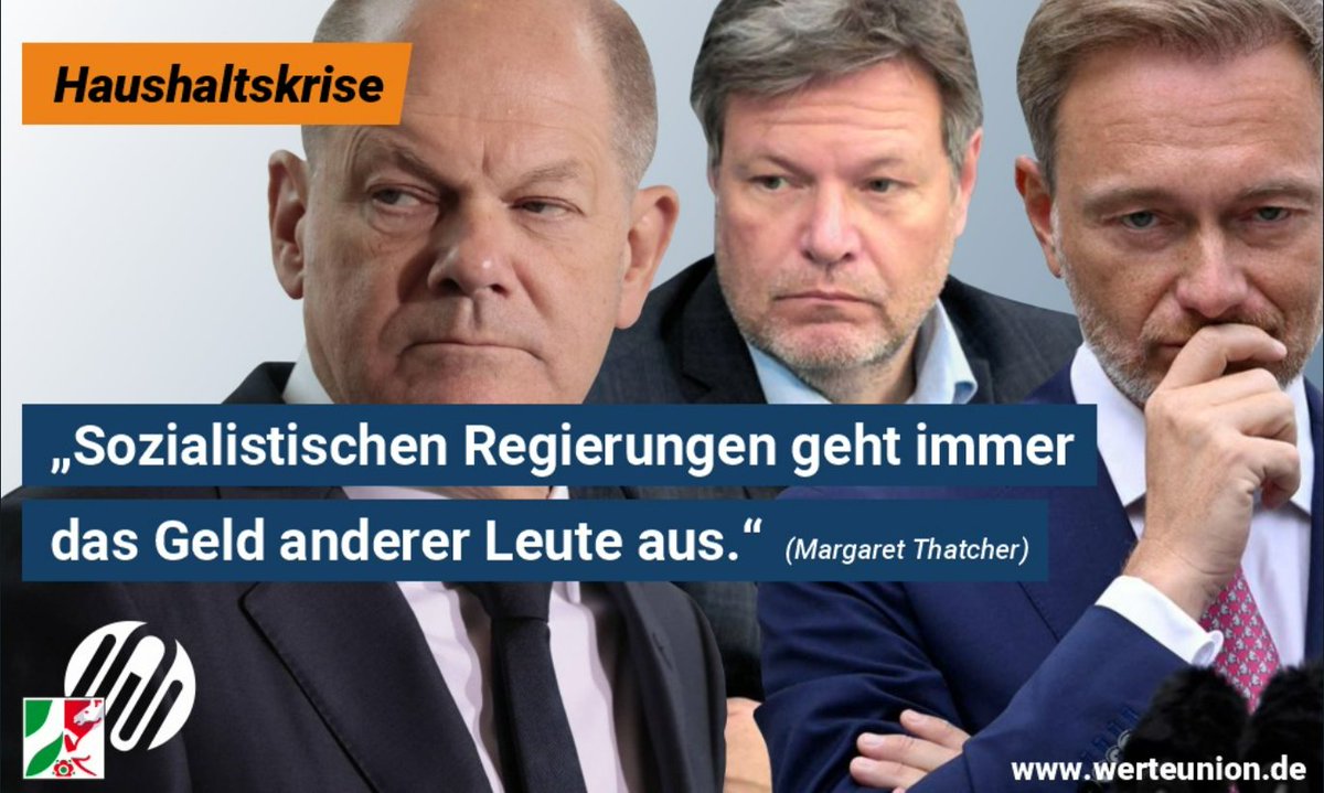 WerteUnionNRWeV's tweet photo. Die zahlreichen Transformationsvorhaben der dt #Grüne|n in Billionen-Höhe können nicht funktionieren, weil sie fundamentalen ökonom. und physikalischen Grundprinzipien entgegen stehen. Kein Haushalt könnte für deren "Visionen" groß genug sein. #GrünerMist #Ampel #NeuwahlenJetzt https://t.co/uNURRklyxt