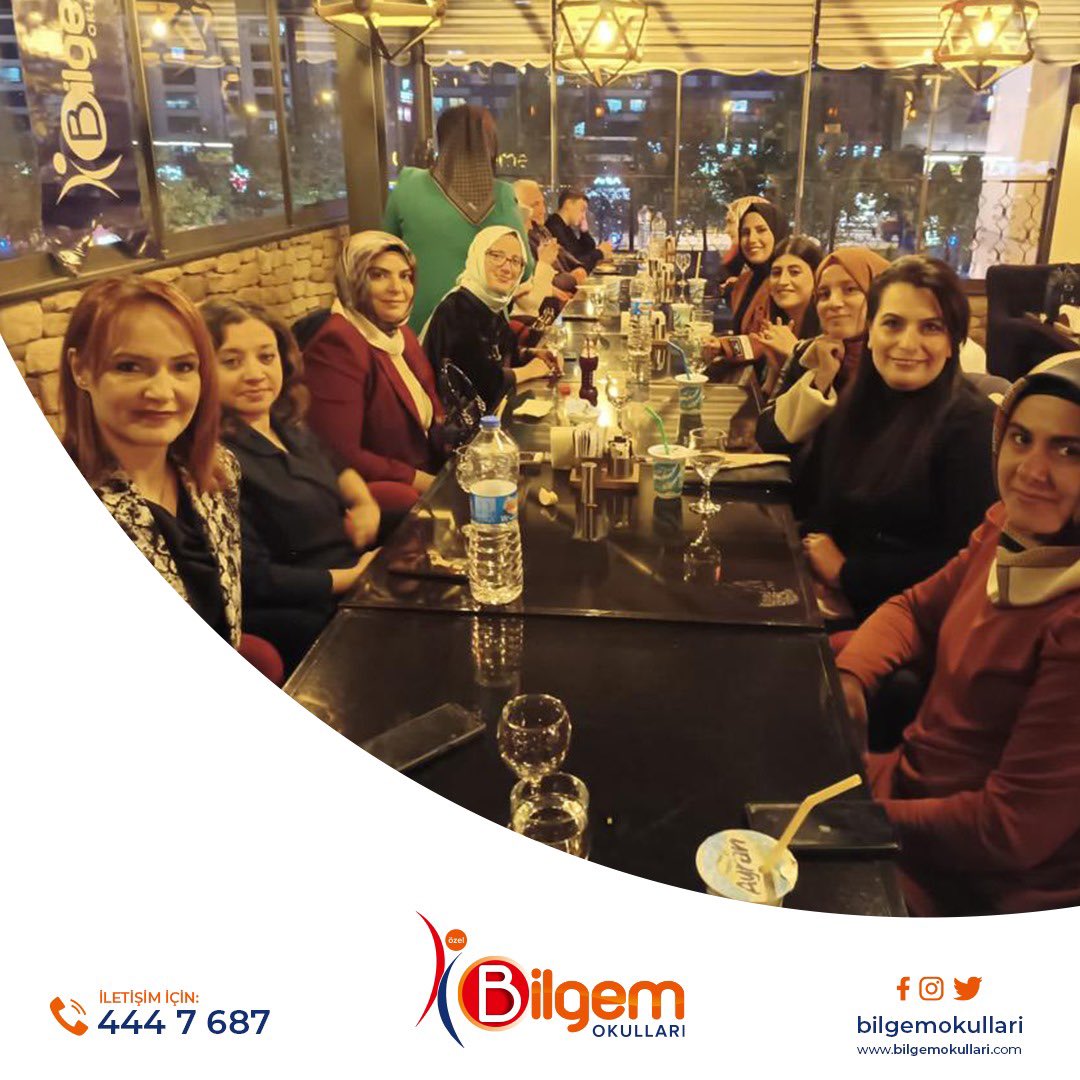 BilgemOkullari's tweet photo. Aslında bir ömrün öğreticisi olan öğretmenlerimizin değerini bir gün ile sınırlandıramayız. Ancak onlar için özel kalınan 24 Kasım Öğretmenler Günü unutulmayacak kadar kıymetli. Sevgili öğretmenlerimizin gününü Bilgem Okulları olarak keyifli bir yemek ile kutladık. https://t.co/BtA7O4lM3O