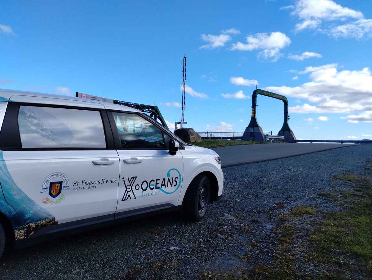 Cold but beautiful field work afternoon on cape breton