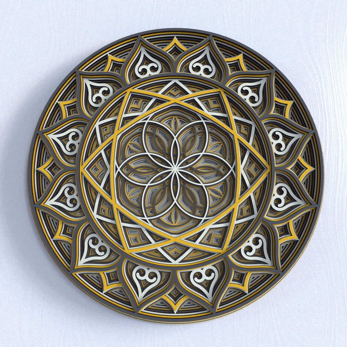 AlejandroMil1er's tweet photo. 3D Mandala SVG for cricut

#3D #Mandala #SVG #DXF #EPS #Multilayer #CNC #Wall #Art #SVGfile #Plywood #Cricut #Laser #files
#MandalaSVG #Laserfiles #Laserfile #Fileforcricut #Multilayer #Ornament #CNC https://t.co/SPykQ44QDd