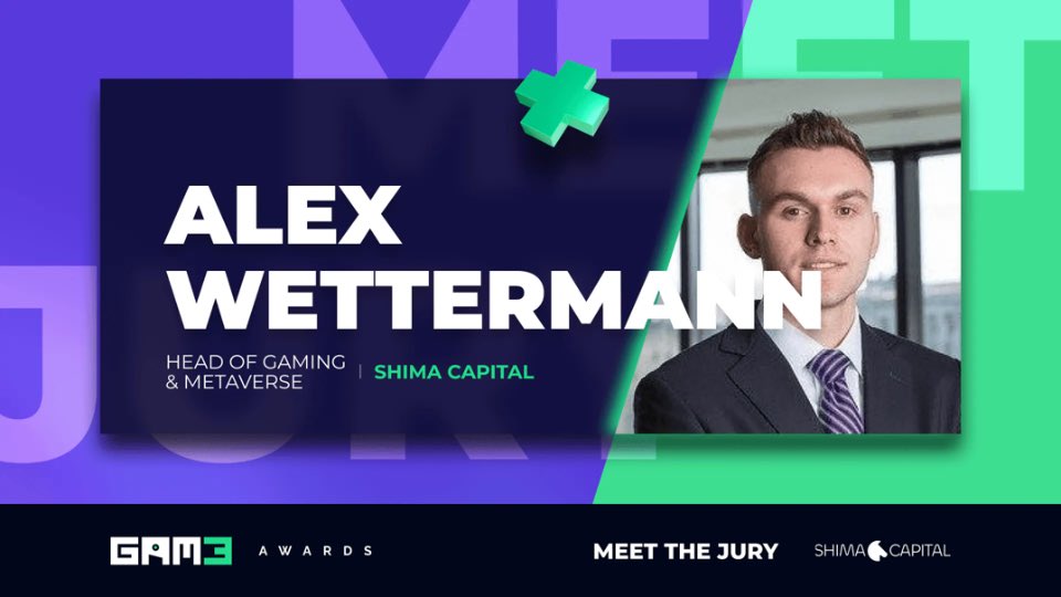 gamesdotgg's tweet photo. JURY SPOTLIGHT: Meet @awettermann Head of Gaming at @shimacapital ✨

Alex helps choose Shima Capital’s investments into the web3 gaming sector by carefully researching the latest games in the industry.

Learn more about Alex &amp; our #GAM3Awards ⬇️ https://t.co/lGNmXqAMrX https://t.co/U0TwspGUt7