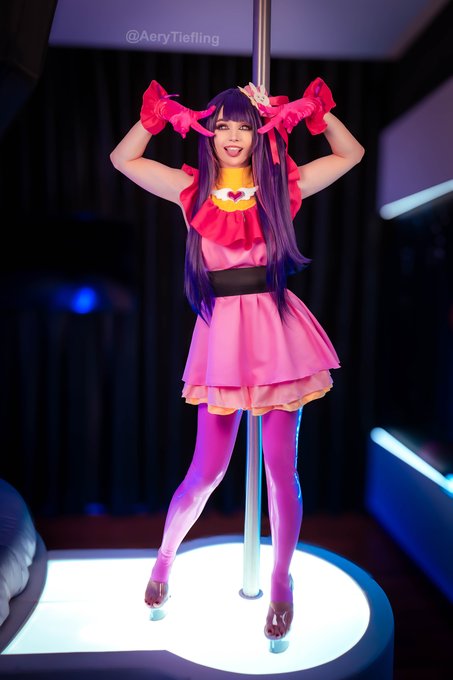 1 pic. I'll do anything to get to sing at the Dome~?
Will you be there supporting me?

Hoshino Ai set