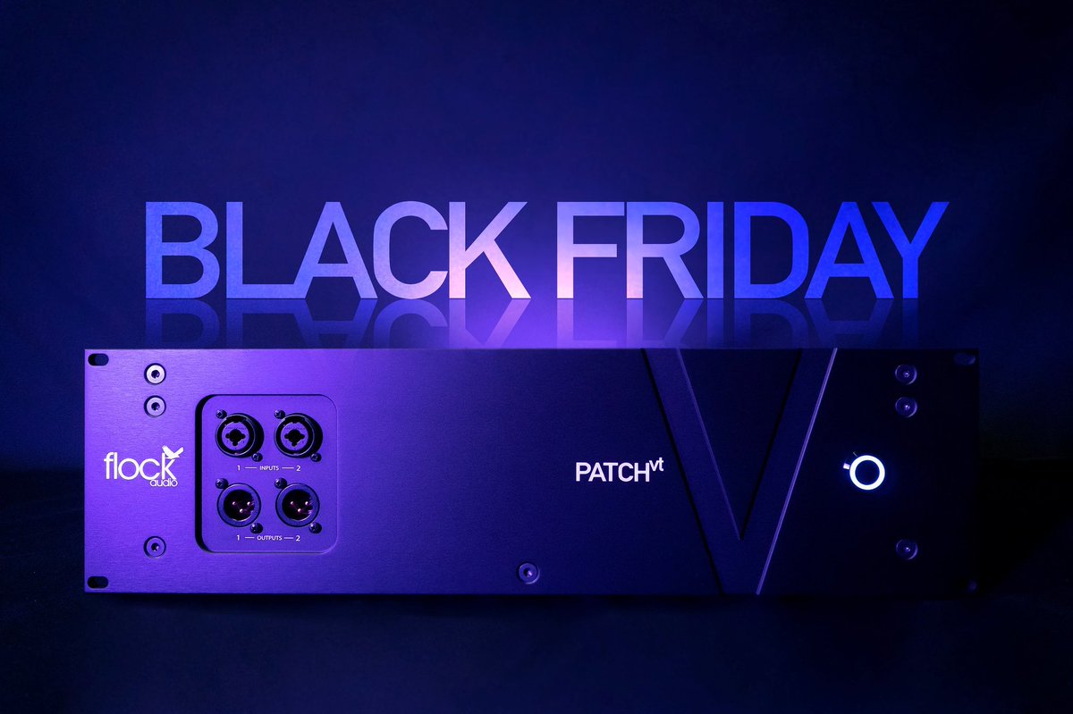 FlockAudio's tweet image. 𝗕𝗟𝗔𝗖𝗞 𝗙𝗥𝗜𝗗𝗔𝗬 𝗦𝗔𝗟𝗘  Don’t miss out on saving $200 - $500 Off PATCH Series Models at Participating Flock Audio Dealers &amp;amp; our Online Store! 𝗗𝗲𝗮𝗹 𝗘𝗻𝗱𝘀: 𝗡𝗼𝘃𝗲𝗺𝗯𝗲𝗿 𝟮𝟳, 𝟮𝟬𝟮𝟯! 🚫 
- - -
(flockaudio.com) 
- - - #flockaudio #flockaudiopatch