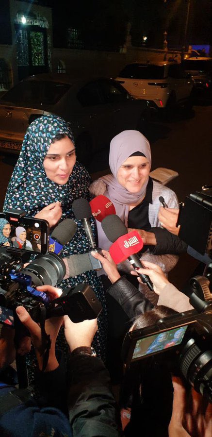 “She was 16 when they snatched her from me, she’s 24 now. I couldn’t watch her fall asleep for 8 long years, tonight she’s sleeping in my arms. She’s still my little baby. Time stopped for me.” The mother of Marah, who was released today in the hostage swap. Free Palestine 🇵🇸