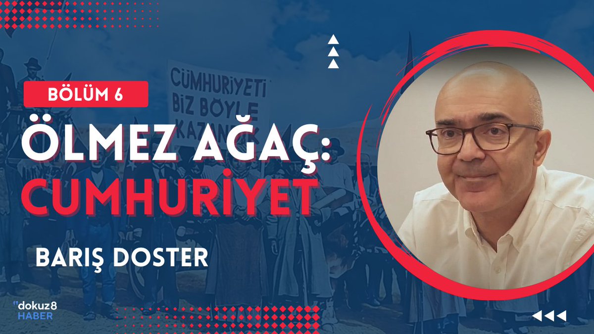 🔵 Aydınlar, sanatçılar, siyasetçiler, bilim insanları Cumhuriyet'in 100. yılını konuşuyor

👉 Özgün Emre Koç’un (<a href="/ozgunemrek/">Özgün Emre Koç</a>) yönettiği "Ölmez Ağaç: Cumhuriyet" serisinin 6. bölümü Barış Doster söyleşisiyle yayında!

youtube.com/watch?v=zUmIrT…