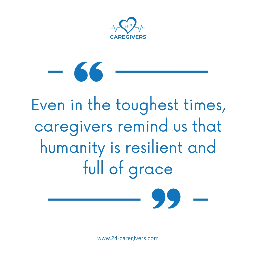 Amidst life's storms, caregivers stand as beacons of resilience and grace, reminding us that even in our darkest hours, humanity's light shines brightest. 🌟

#caregivingtips #caregivinglife #caregiverslife #caregiversupport #humanityfirst #caringhands #seniorlivingcare