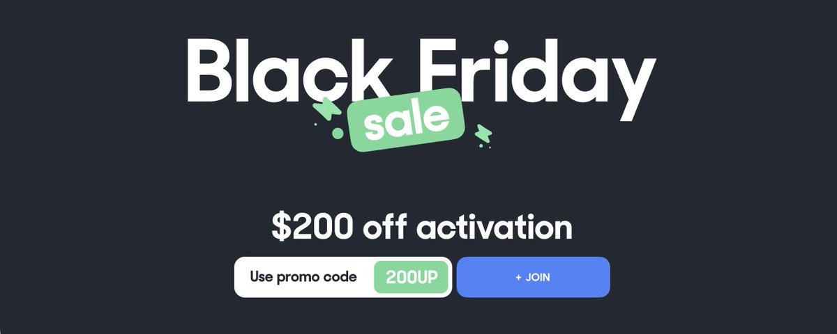 Upshift #blackfriday sale. Save $200 on activation with promo code 200UP. Hurry, sale ends Sunday 11/26 at 11:59pm PT! Signup here today: go.upshiftcars.com/users/subscrib…