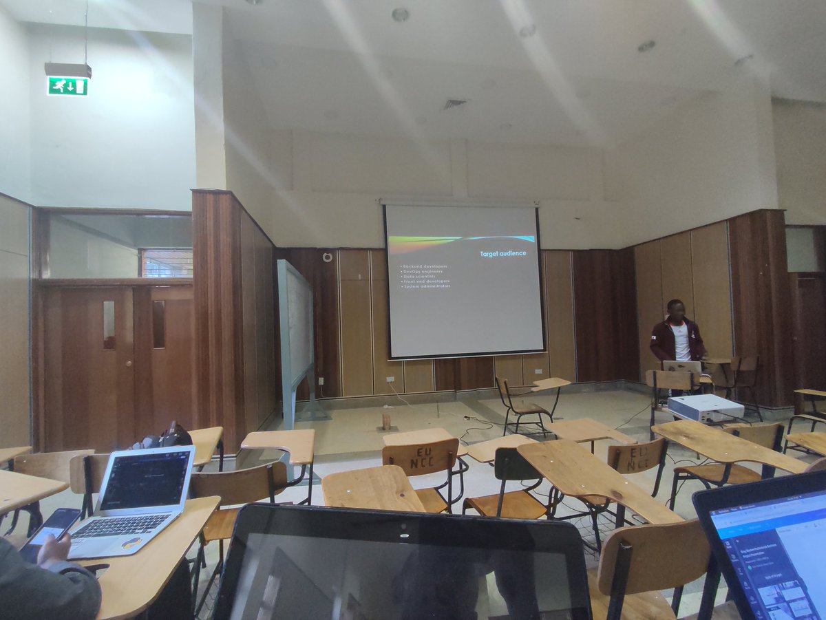 P_KKanyuga's tweet image. What an amazing session by @cappellaMJ on Docker 101.
@dsc_egerton
@eucossake
@Bigfoot_254
@SimpleMikey1
@BrigidSang3
@XammyBrand
#Docker
#containerization
#eucossatechfest