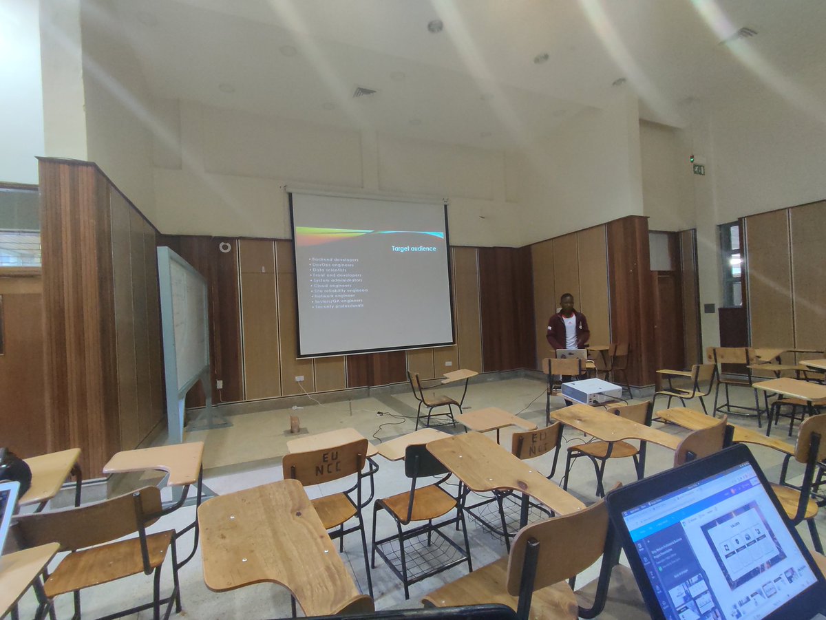 P_KKanyuga's tweet image. What an amazing session by @cappellaMJ on Docker 101.
@dsc_egerton
@eucossake
@Bigfoot_254
@SimpleMikey1
@BrigidSang3
@XammyBrand
#Docker
#containerization
#eucossatechfest