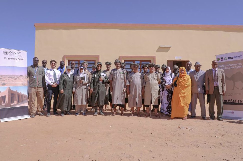 UNODC_Sahel's tweet image. En Mauritanie 🇲🇷 clôture de la formation sur la violence basée sur le #genre et la protection de l'#environnement. Des forces de #sécurité bien équipées leur permettent de renforcer leurs liens communautaires 🤝#méharistes 
En partenariat avec l’@afcfmauritanie Merci @FCDOGovUK