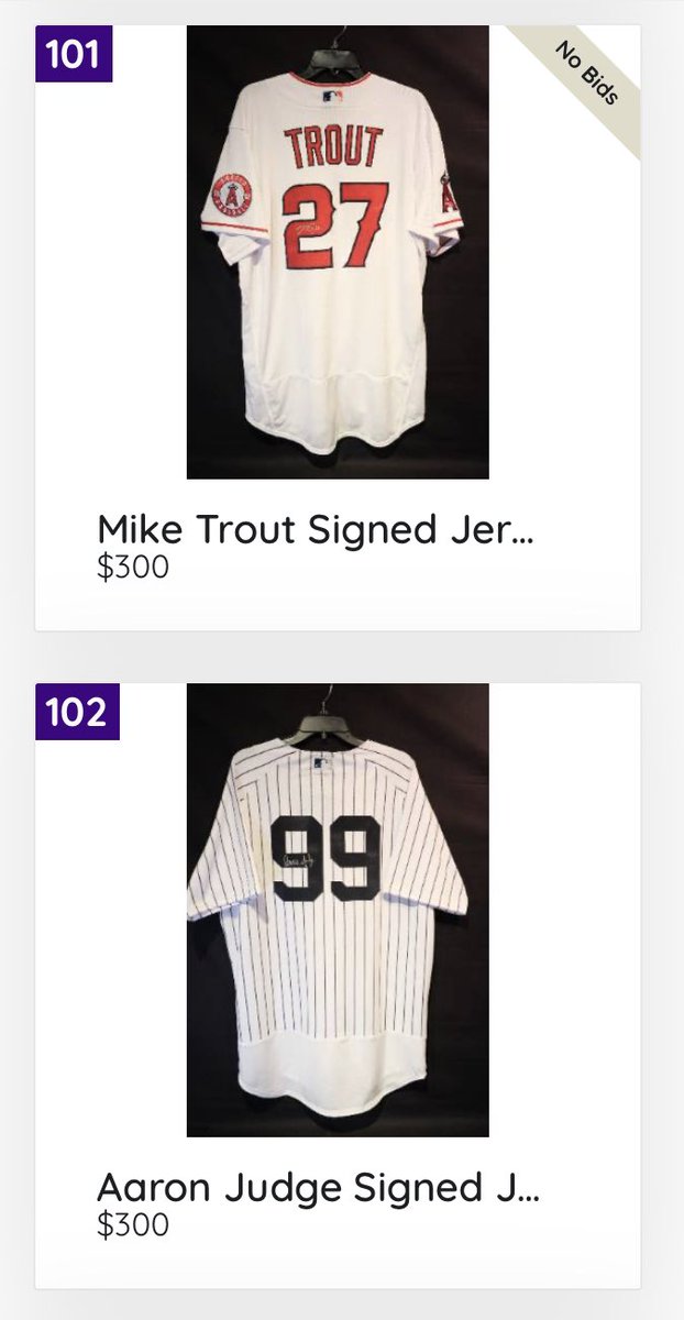 Holiday shopping for a great cause. Bid on more than 100 autographed MLB jerseys and support @KirkGibsonFdn — opening bids are as low as $50! e.givesmart.com/events/zNt/i/_… I’ve got my eye on the “vintage” Ian Kennedy #dbacks jersey.