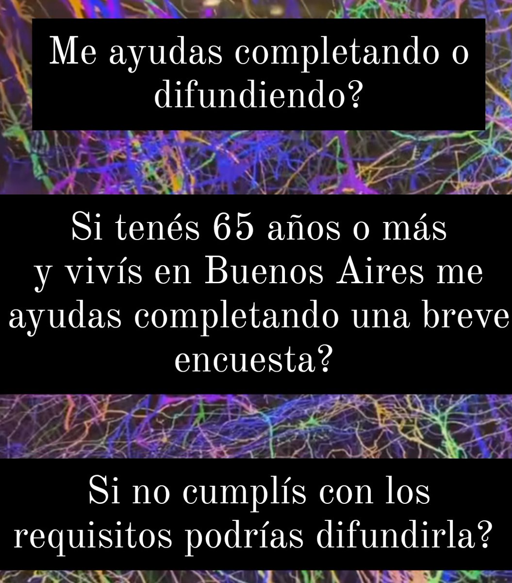 ENCUESTA ACÁ: docs.google.com/forms/d/11AGFH…