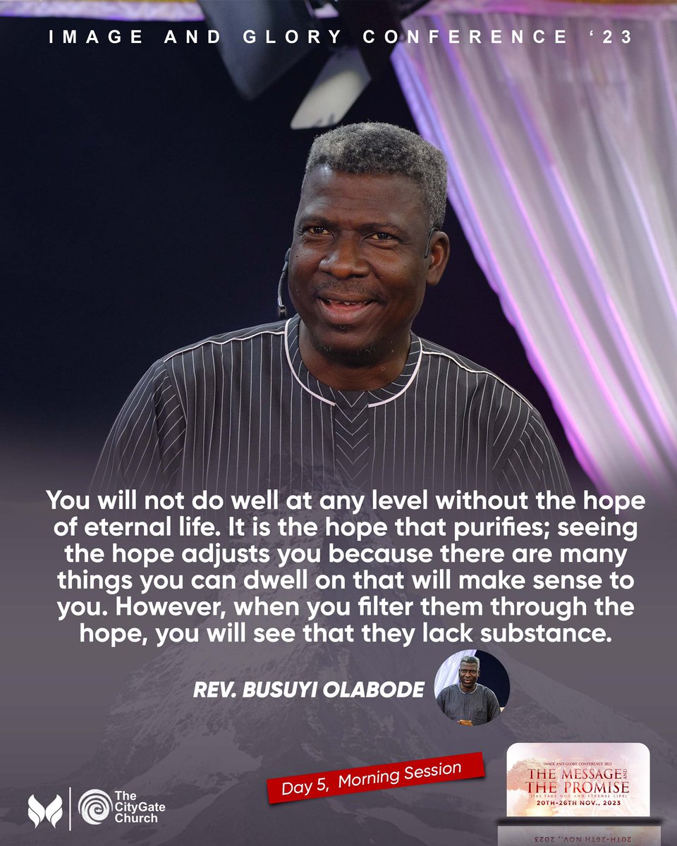 dcitygatechurch's tweet photo. MINISTRATION EXCERPTS

#Day5MS
#IMGC23
#RevBusuyiOlabode
#TheMessageandThePromise https://t.co/bgJaTo9Nhw