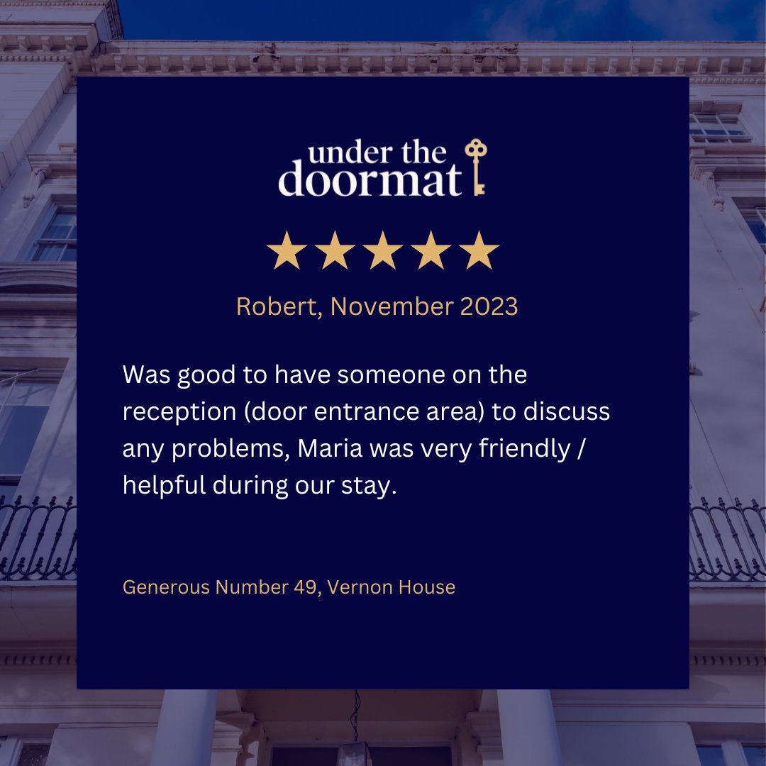 What sets UnderTheDoormat apart from other short-term rentals in the industry is our in-person check-in service we provide for all our guests, no matter what time of day they arrive. ✨

#shorttermrental #airbnb #accommodation #accommodationinlondon #london #travel