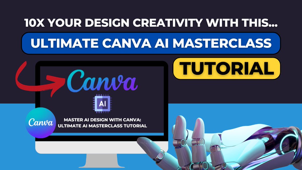 JustDreamItMedi's tweet image. 🚀 Elevate your design game with our &apos;Canva AI Masterclass Tutorial (Ultimate Canva AI Guide)&apos;. Unlock the power of AI in design and transform your creative approach! Check it out now! youtu.be/I48OrqfmA5Y?si…
via @YouTube #CanvaAI #DesignTutorial #CreativeMaster #canva #ai
