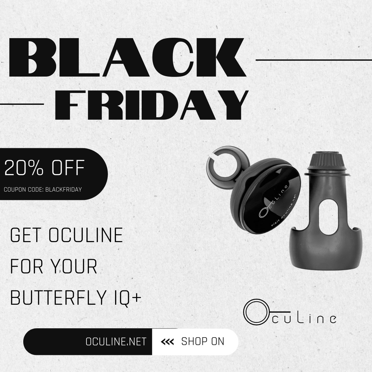 Use coupon code BLACKFRIDAY to unlock the power of precision with Oculine! 🚀 Elevate your POCUS experience and see the unseen.  🔍👩‍⚕️ #BlackFridayDeals #POCUSGameStrong #OculineAdvantage Order now at oculine.net