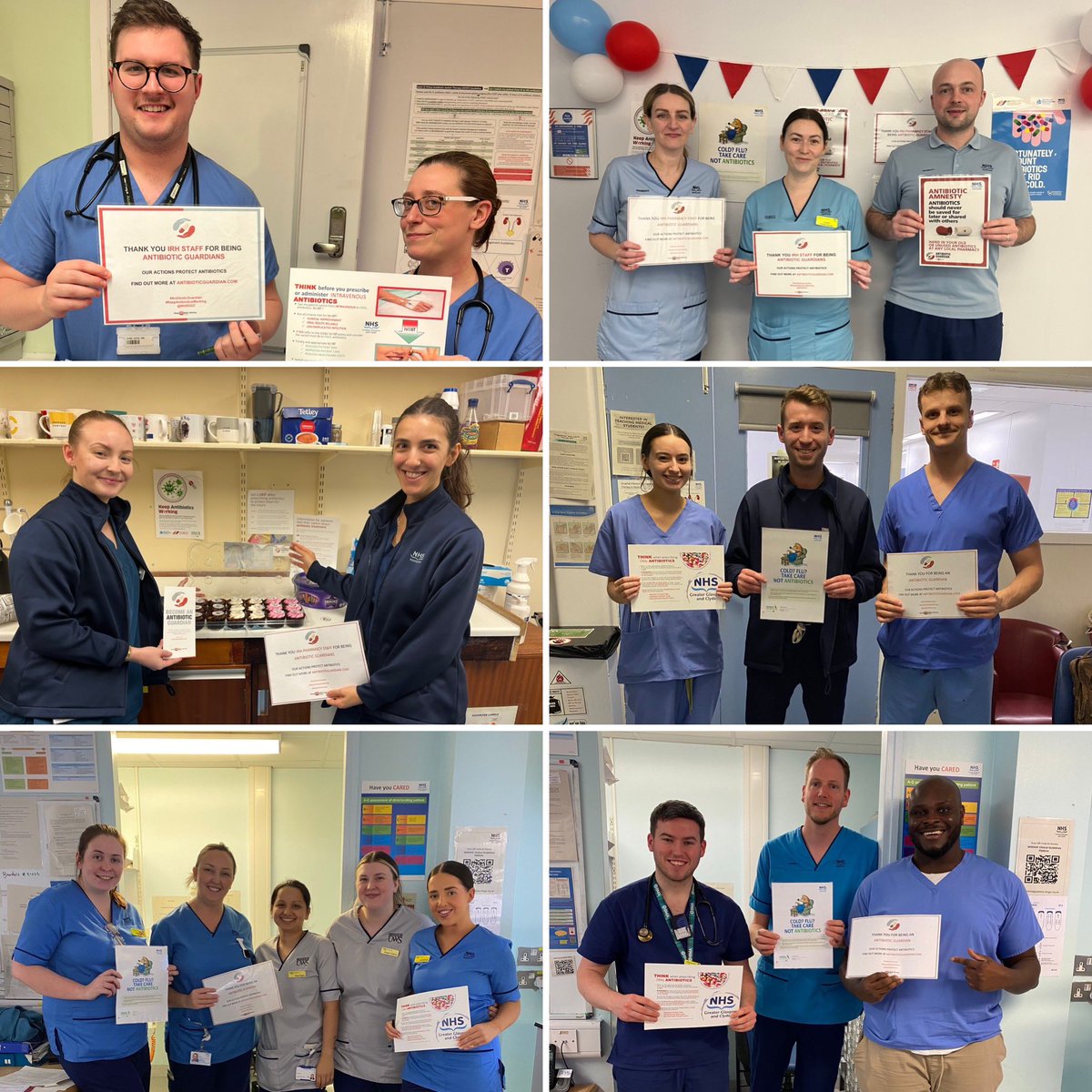Karendownie18's tweet photo. Great week for #WAAW2023  the staff at #IRH highlighting the vital role we can all play to reduce #AMR through continued #AMS
#preventingAMRtogether
#AntibioticGuardians
@NHSGGCPharmacy @NHSGGC
@AntibioticScot @SAPGAbx
@IRH https://t.co/39dqermdKB