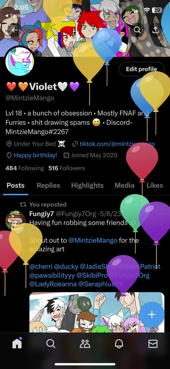 MintzieMango's tweet photo. Its my birthday :D Im finally legal :3 https://t.co/Y7PTat665z