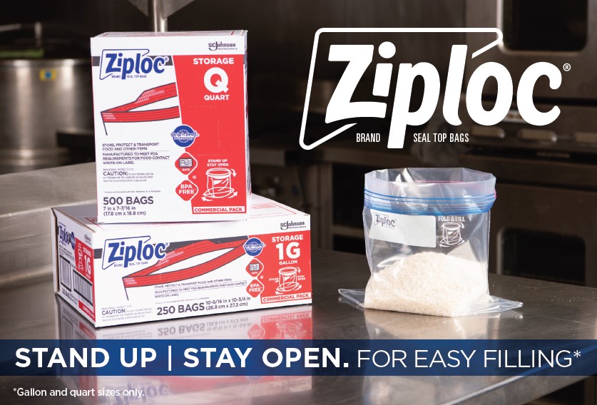 Help keep your Thanksgiving leftovers fresh with new Ziploc® Gallon and Quart bags with Stand Up Stay Open technology.  The stay open design with a gusseted bottom and fold-over top, makes filling a breeze!  Learn more: hubs.li/Q027jQ130