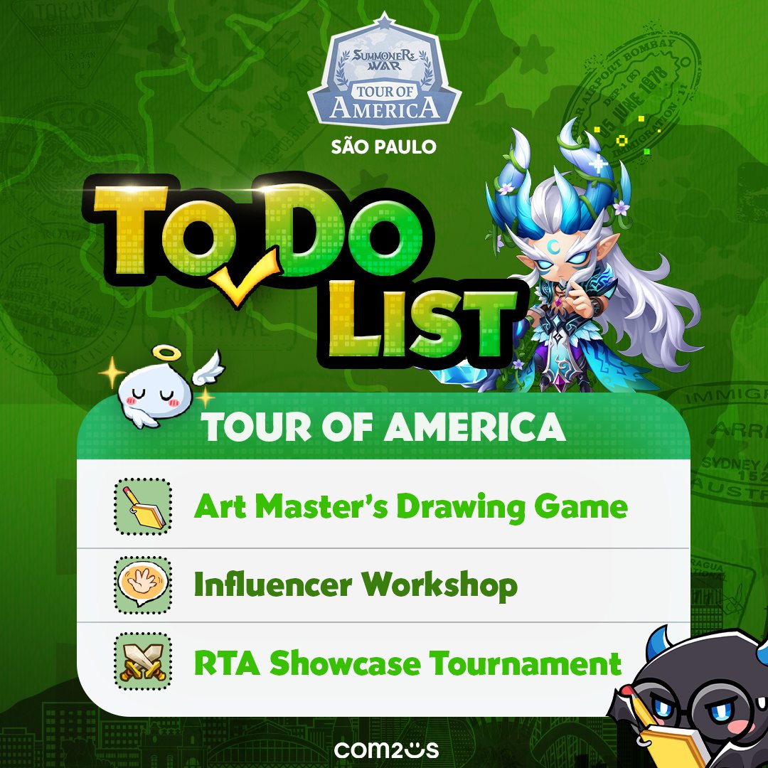 summonerswarapp's tweet photo. 💚💚 Sao Paulo! Some exciting Summoners War activities/events are coming your way next week!

Join us at Pocket House in Sao Paulo, Brazil on December 2nd from 2pm-7pm!

Register now:
https://t.co/upoEfrDlVc

#SummonersWar #Com2uS #SWTOA2023 #SWTOA #SWTOASaoPaulo https://t.co/BDYtkTYIiG