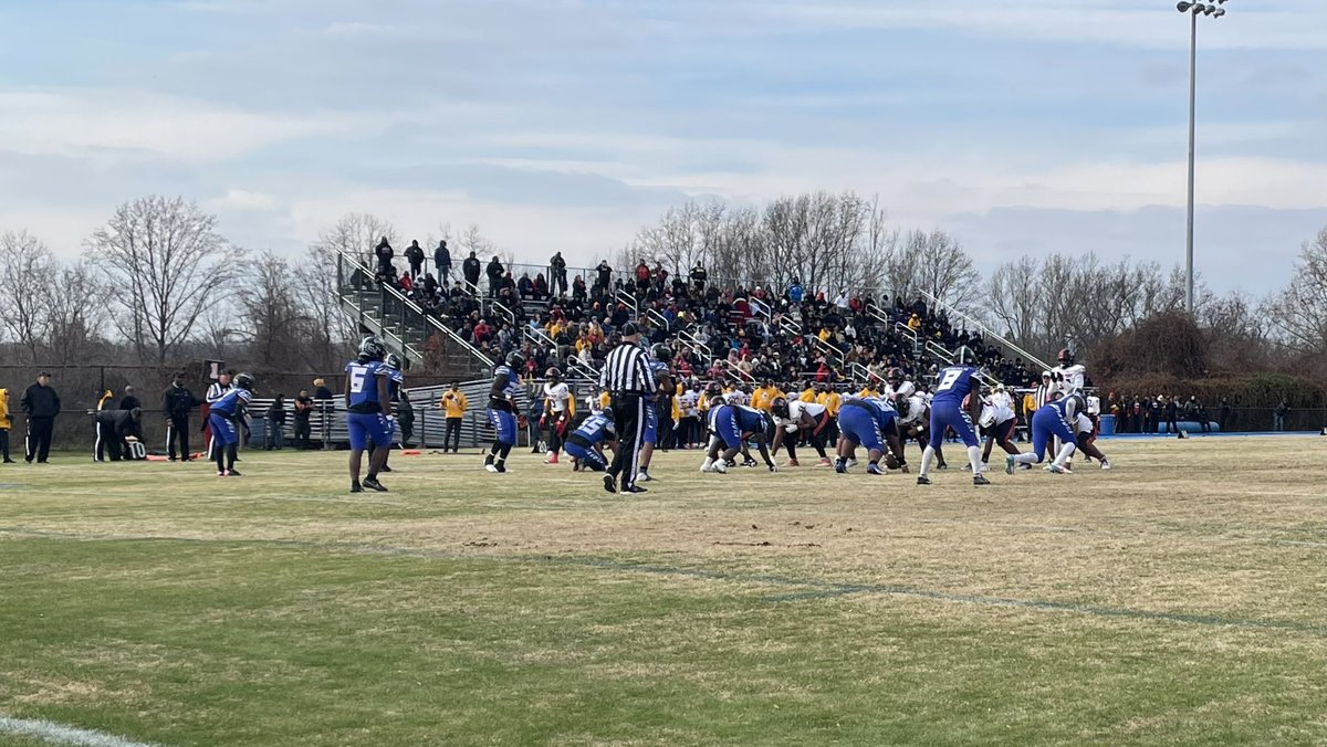 mcpsAD's tweet image. Spirited crowd on hand for the state semifinals between @_Blake_Football &amp;amp; North Point. Huge stop for the Blake defense! Let’s go Bengals! @BlakeAthletics @MCPSAthletics 🏈