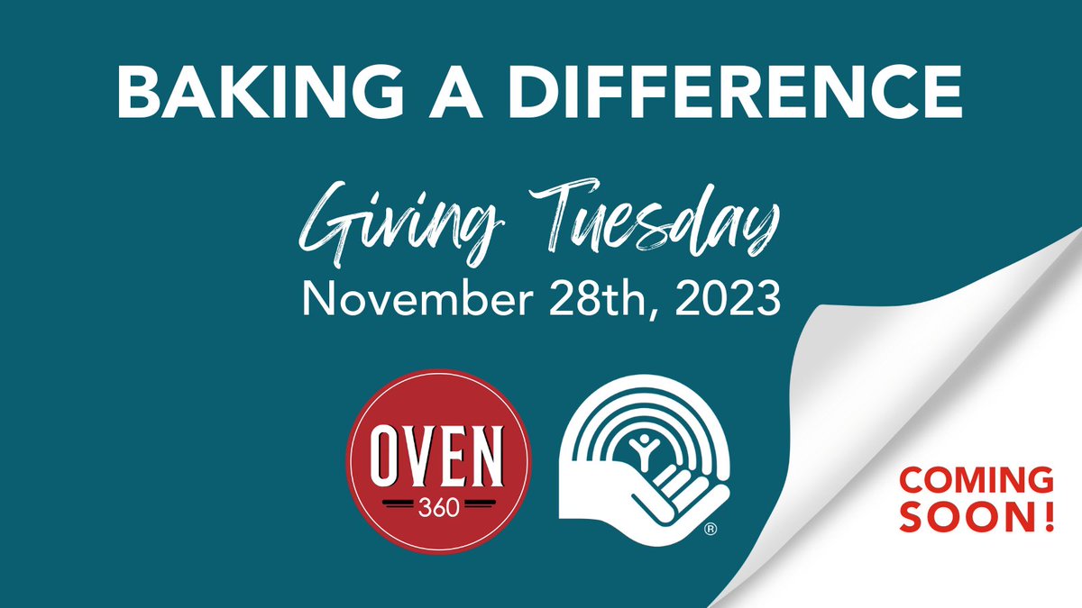 ❤️🥖Something BIG is baking in the oven.  We’re excited to partner with Oven 360 on Giving Tuesday - November 28th, 2023.  Don’t miss your chance to help support local kids as they find the path out of poverty and bring a treat home! 🥖❤️

#YQG #GivingTuesday #Oven360