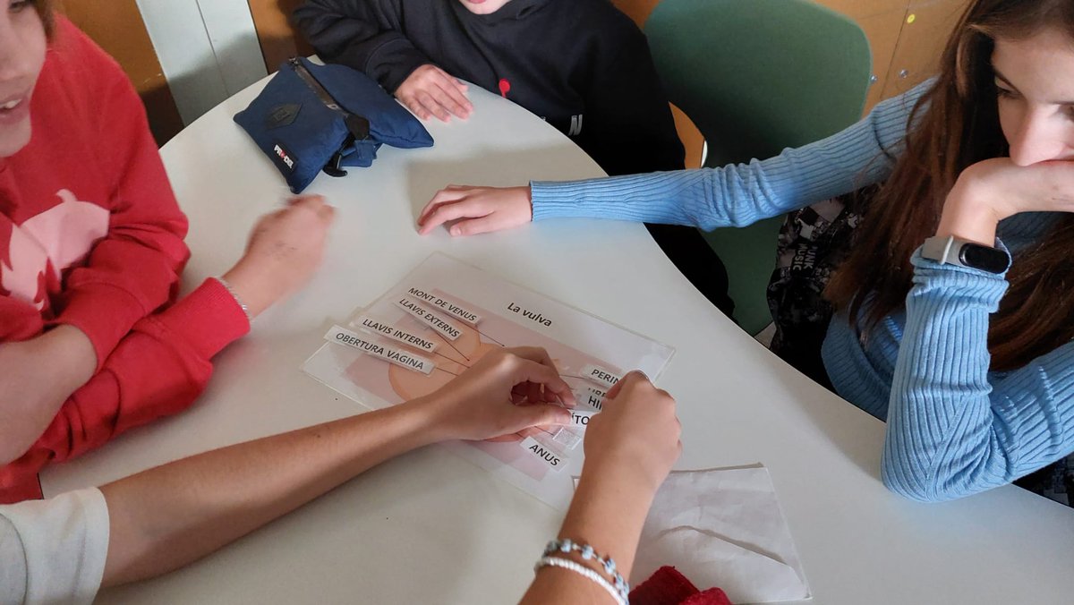 A 1r d'ESO Maite fa un taller al voltant de la Sexualitat responsable. Un aprendre amb sentit, per conéixer, trencar mites, prevenir  i actuar  amb consciència. 
Promoure  preguntes, compartir neguits i comprendre allò que ens preocupa ens fa més iguals.