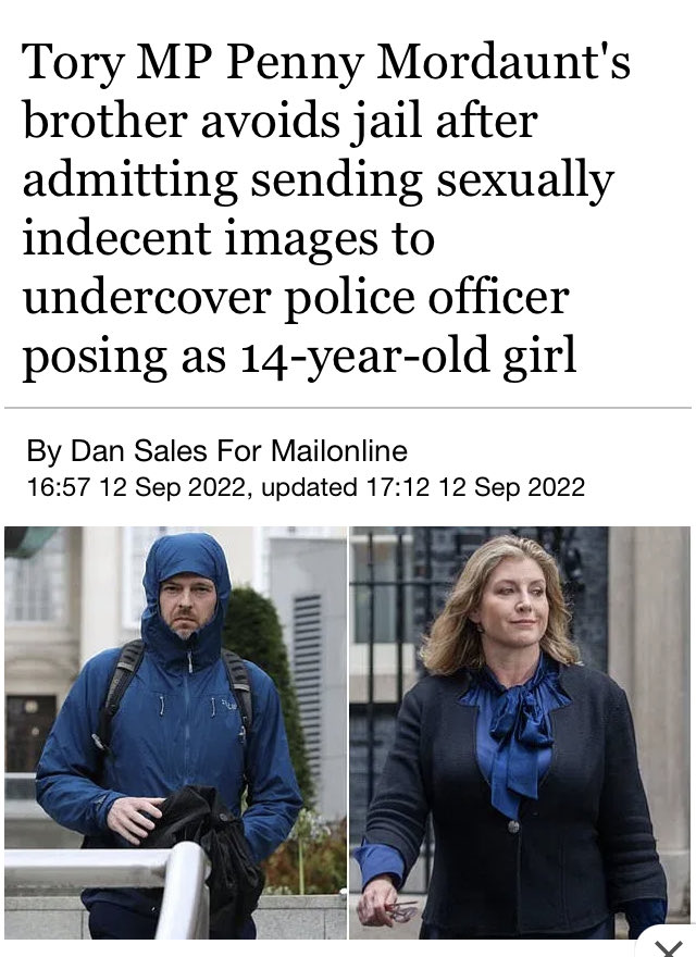 The Tory party attracts sexual offenders like a magnet.