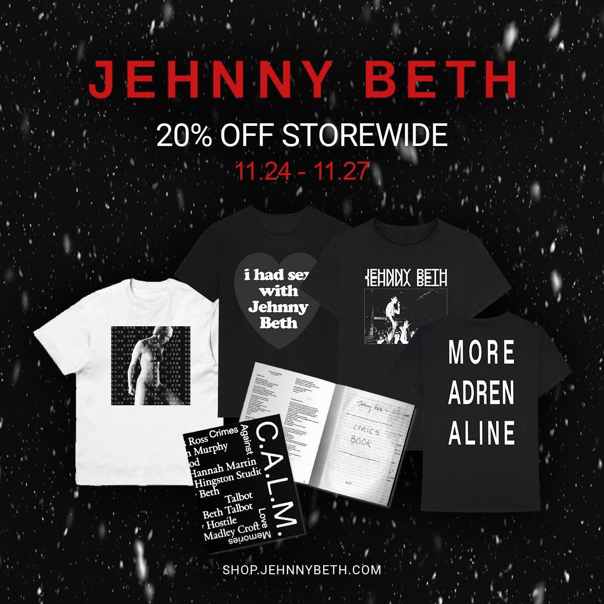 20% SALE ON THE SHOP RIGHT NOW shop.jehnnybeth.com