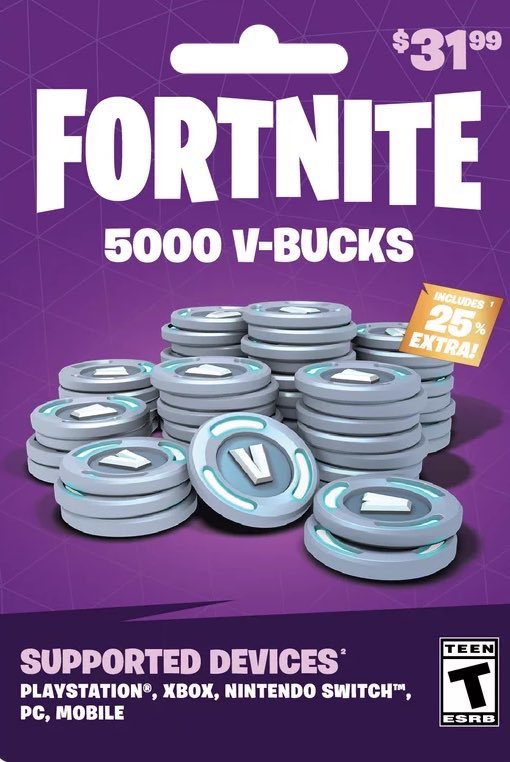 5k Vbucks in 36 Hours ⏰ 

Retweet ♻️ 

Follow me &amp; @Darth_Maul06