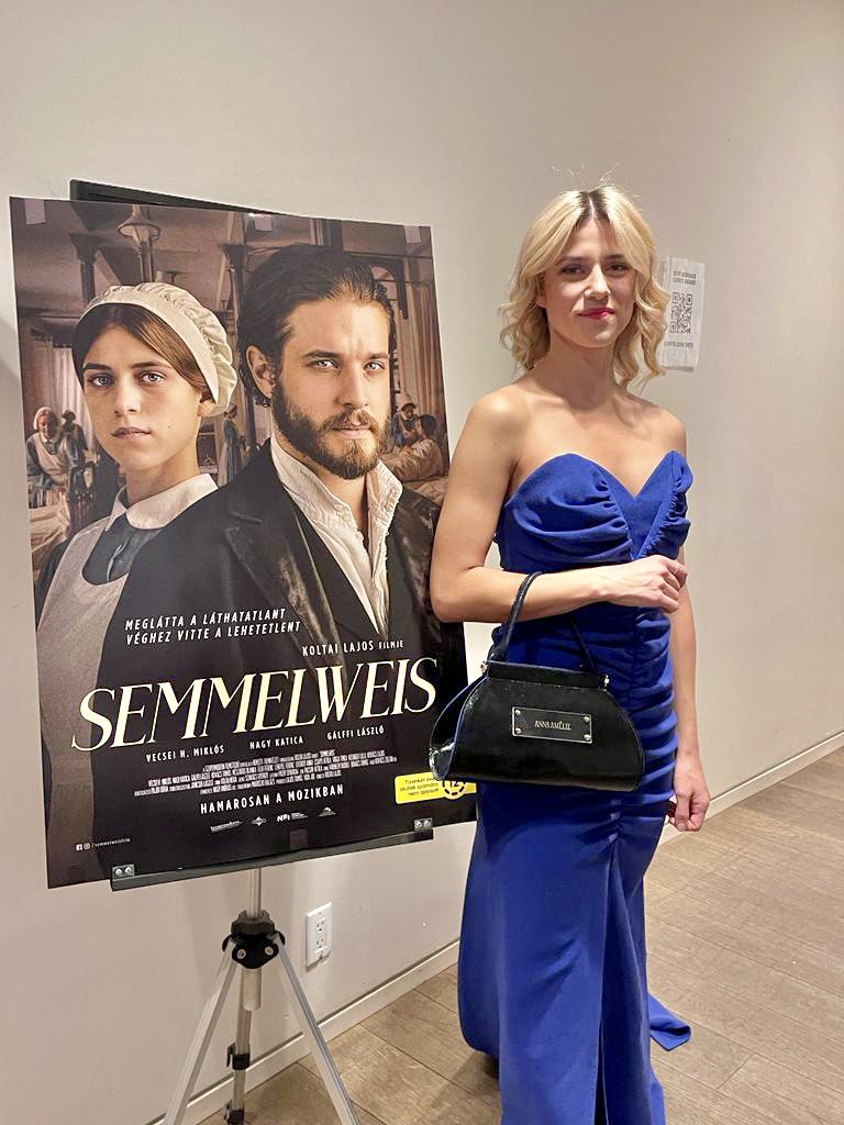 Hungary_Toronto's tweet image. Semmelweis film was a hit at the @EUFFTO in Toronto, drawing a full and enthusiastic audience. The film's lead, Ms. Nagy Katica, graced us with her presence at a special meet-and-greet. Thanks to #EUFF and #Toronto for an unforgettable cinematic evening. 🎬✨ #SemmelweisFilm