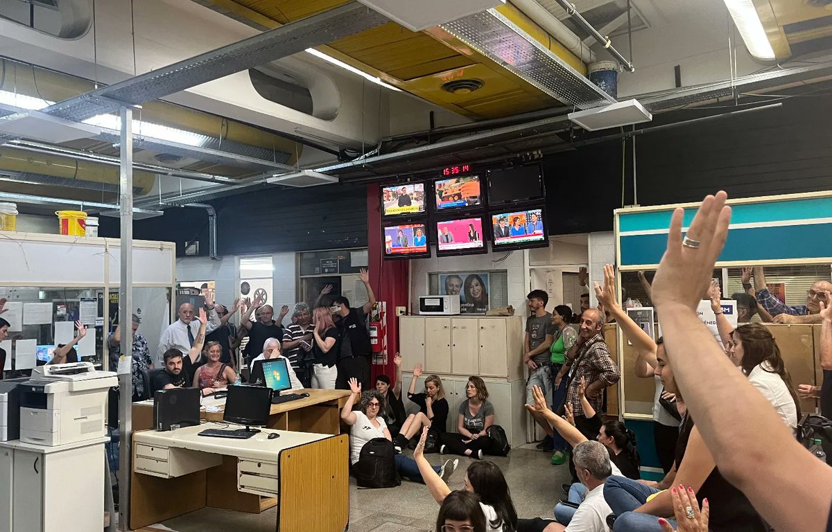 Trabajadores de Prensa de TV Pública │Canal 7 tweet media