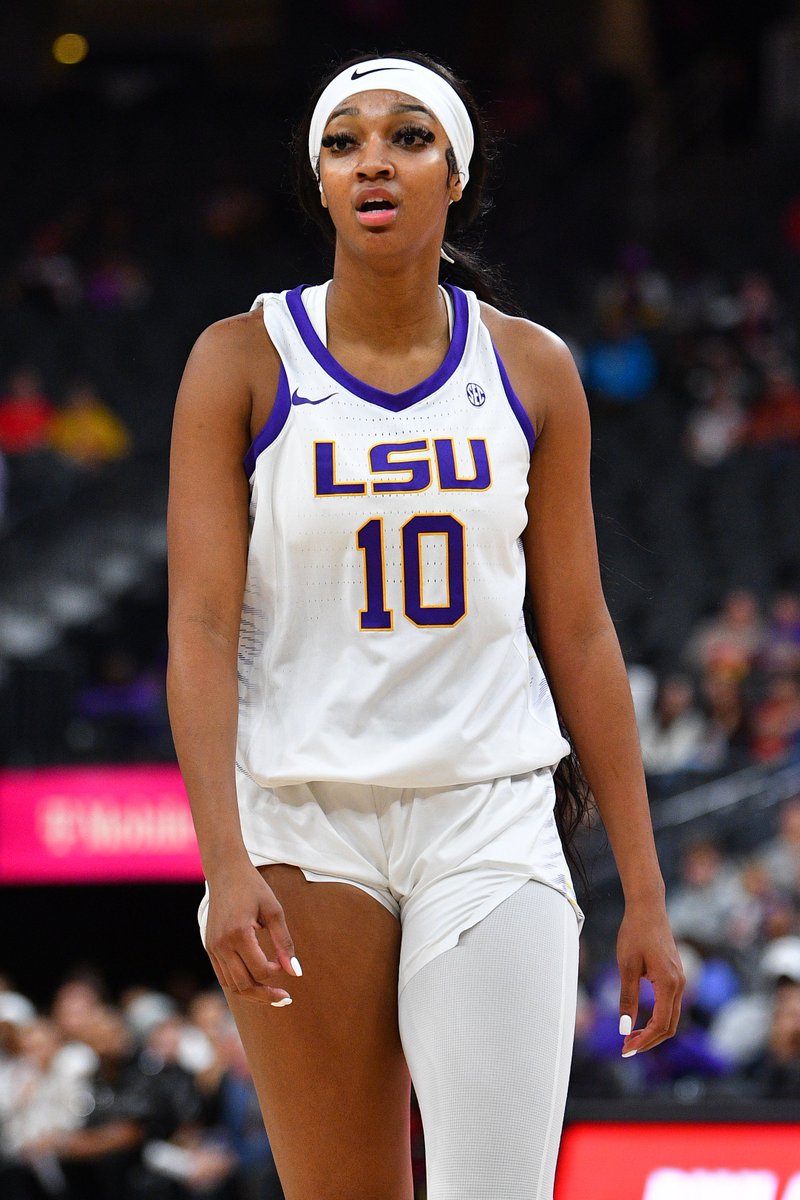 BleacherReport's tweet photo. Angel Reese is once again absent from the LSU bench, and it appears she did not travel with the team to the Cayman Islands, per @katie_barnes3 

Reese was not on the bench for LSU's last two games https://t.co/uFvIF3P8c2
