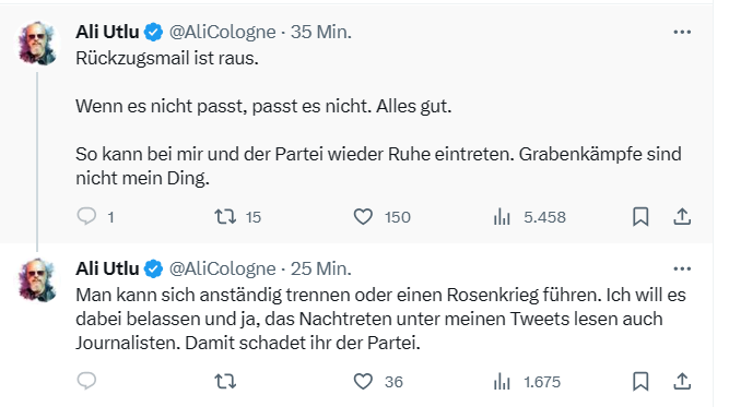 KreuzAcht's tweet photo. Die Würfel sind gefallen, Ali Utlu will nicht mehr in die #AfD eintreten. https://t.co/mSB3N03MzZ