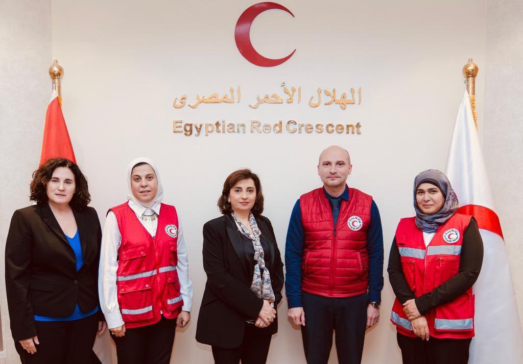 Throughout history, women have  a major role in humanity, since  the beginning of the Red Cross and Red Crescent Movement. 

I was delighted to meet Ms. Sima Bahouth, Executive Director of @UN_women, in the presence of  women leaders from the Egyptian Red Crescent, 

Dr. Amal