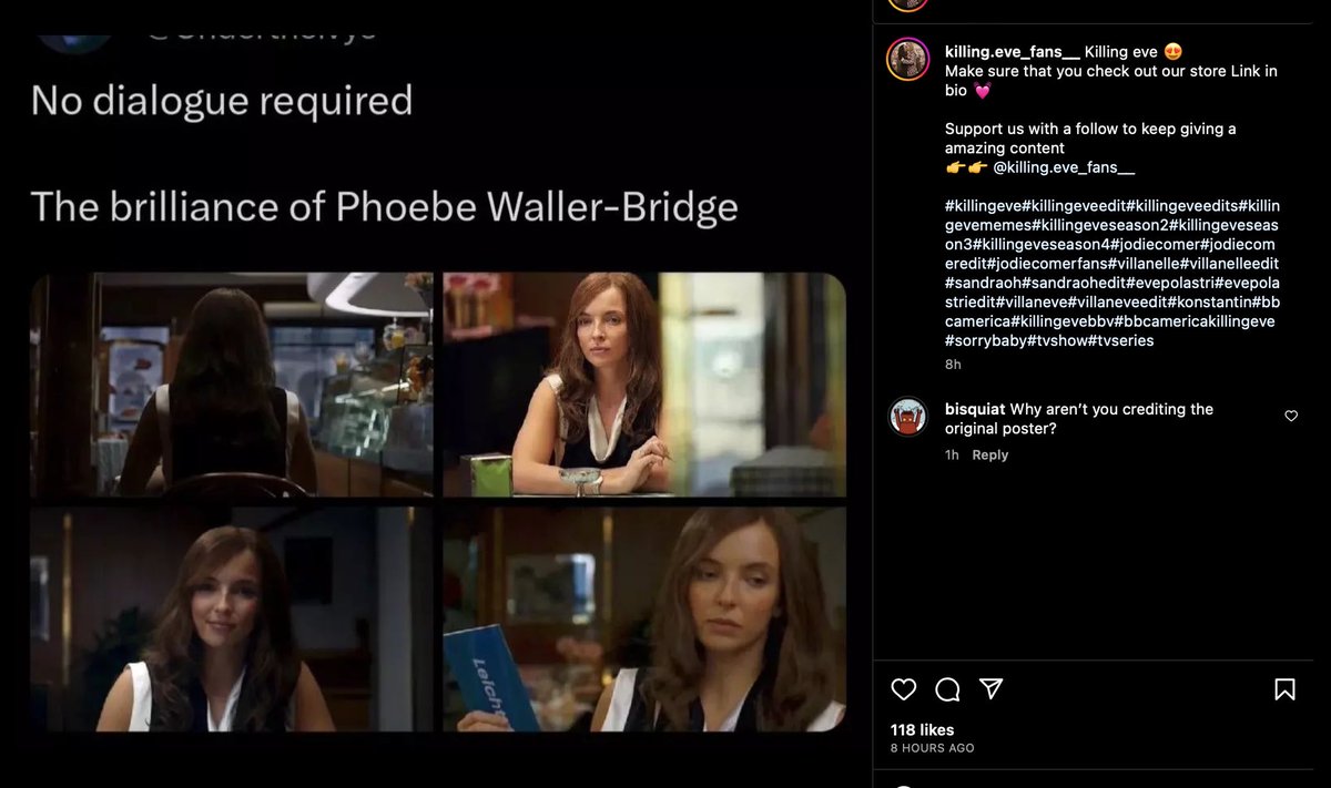 Hey <a href="/Undertheivys/">Kate</a>— There’s an Instagram account that uses KE fandom to sell merch and line their own pockets. Today  they used one of your posts without accreditation and ask that fans “support their content,” which is YOUR amazing content. Not cool. I’d make a stink.