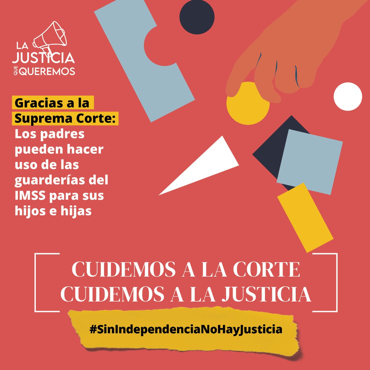 El Poder Judicial debe mantenerse independiente para ser garantía de pluralidad.

#CuidemosALaCorte
#SinIndependenciaNoHayJusticia