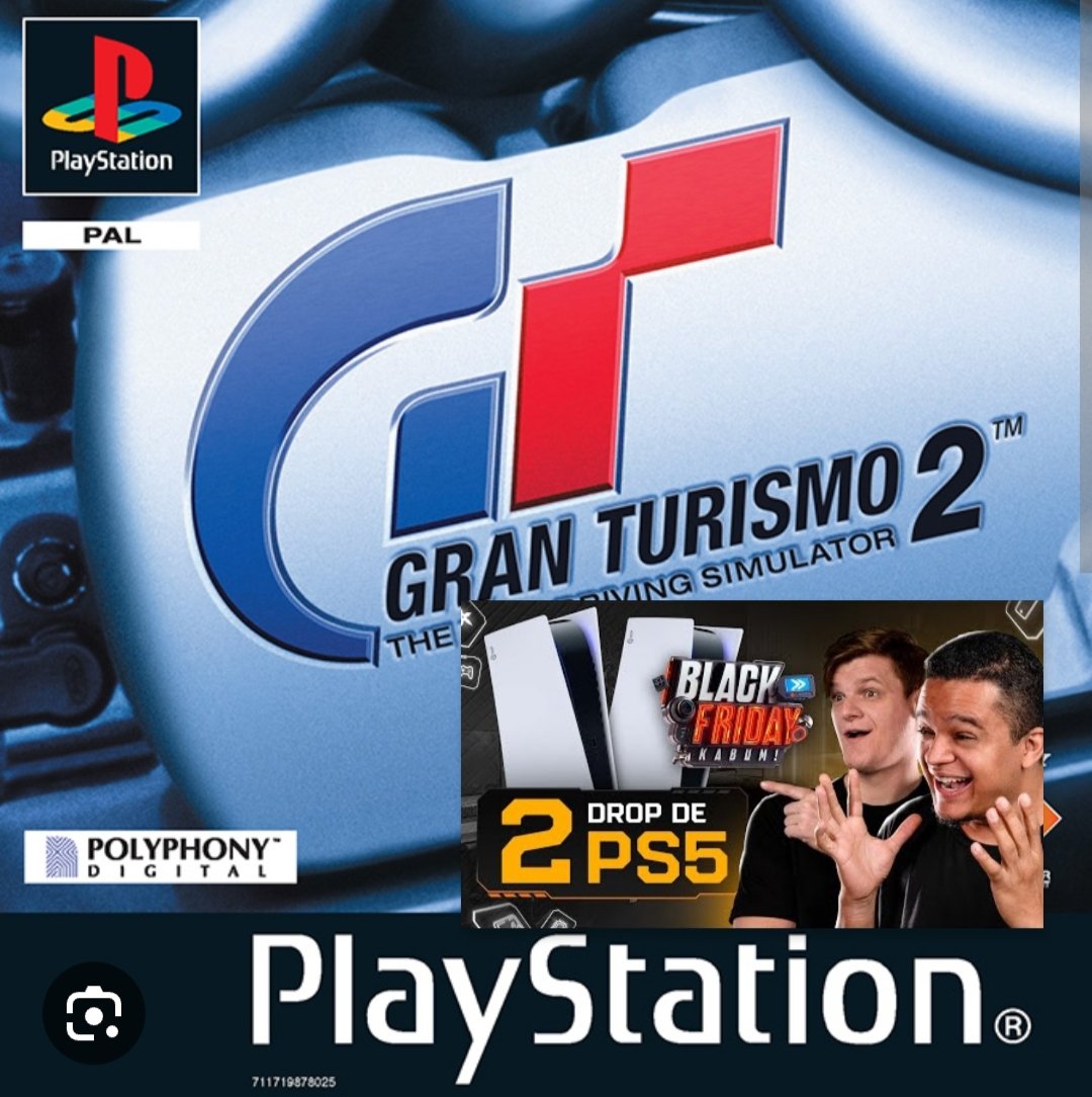 cmgobs6's tweet photo. @kabumcombr @Gaules #KaBuMBlackFriday @Gaules Ps Gran Turismo 2 O JOGO DE CORRIDA QUE VAI ME TRAZER O PS5  POR R$20,00 pra mim 🙏🏻🙏🏻🙏🏻🙏🏻🙏🏻🙏🏻🙏🏻🙏🏻🙏🏻🙏🏻🙏🏻🙏🏻🙏🏻🙏🏻 https://t.co/xSB6nYNtgC