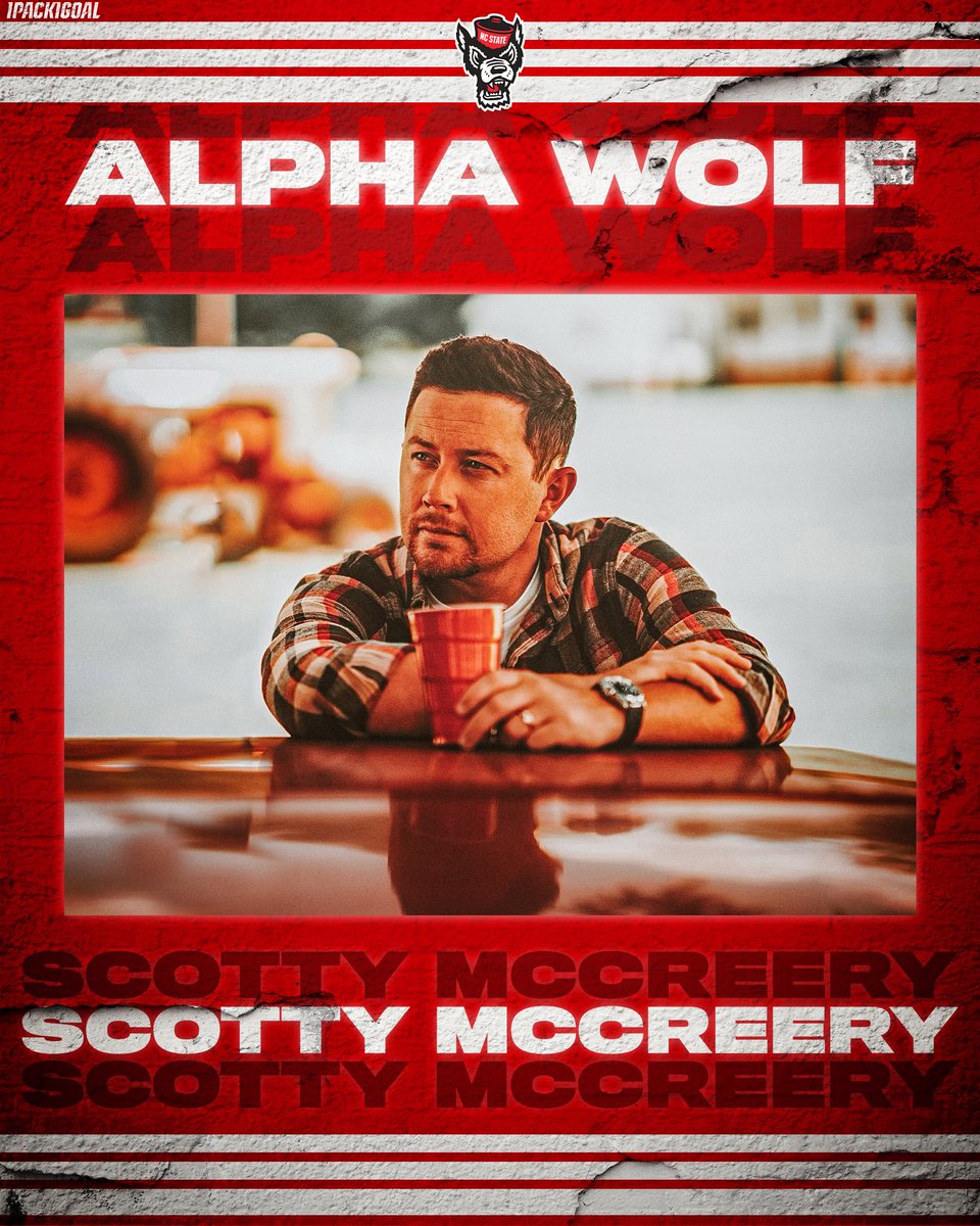 Our Alpha Wolf Starter vs. UNC: @ScottyMcCreery ! #1Pack1Goal | #GoPack