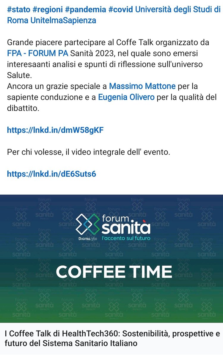 thinkingmelon's tweet image. #forumsanita2023 #healthtech360 #giuseppemelone