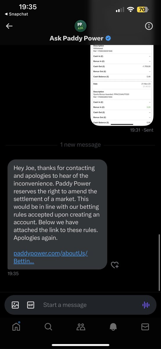 JoeMuddimer_10's tweet photo. @paddypower @AskPaddyPower never seen owt like it🫠 https://t.co/eETQ0QHBSE