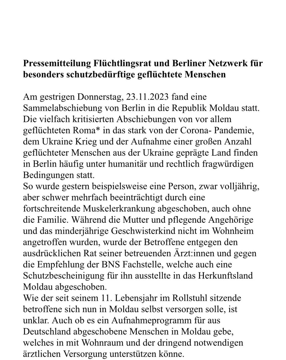 Flüchtlingsrat Berlin tweet media
