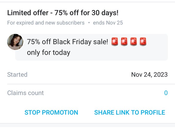 BLACK FRIDAY SALE 🚨🚨🚨🚨 75% off for today only  https://t.co/CAGpnOgwia https://t.co/Fpg6pTLPhu<a href="/tag/mvsales"class="tags"><span>#mvsales</span></a>